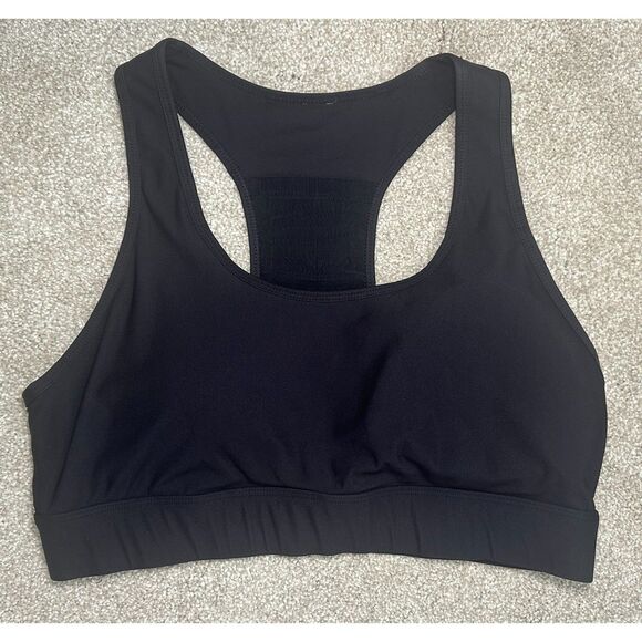 Fabletics Black On-The-Go Medium Impact Sports Bra Size XL Pockets NWOTsas - Picture 4 of 5